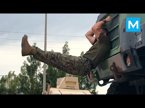 Real U.S. Marine with Crazy Skills - Michael Eckert | Muscle Madness