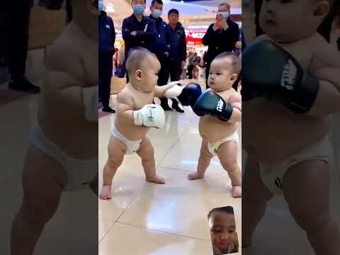 Baby boxing #funny