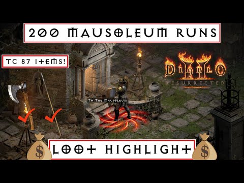 200 Mausoleum Runs: Diablo 2 Resurrected | Loot Highlights