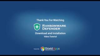 Ransomware Defender YouTube Video