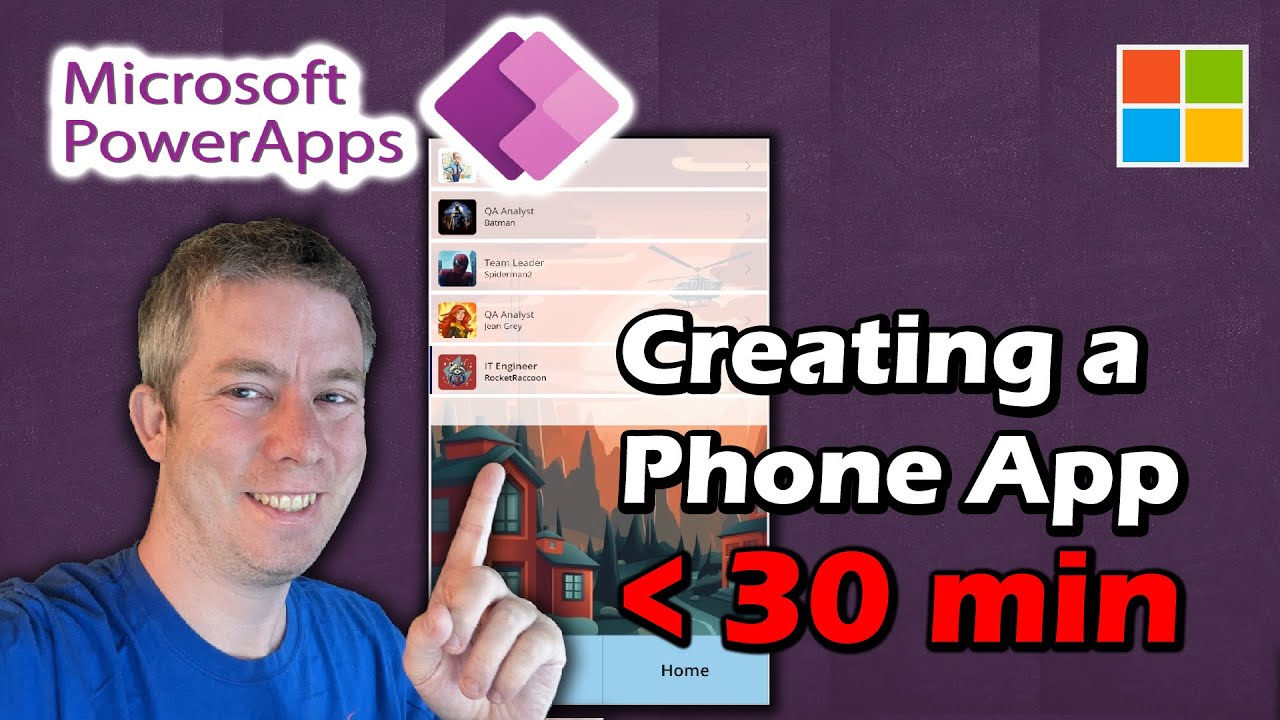 Full Phone App Creation in under 30 minutes with Power Apps