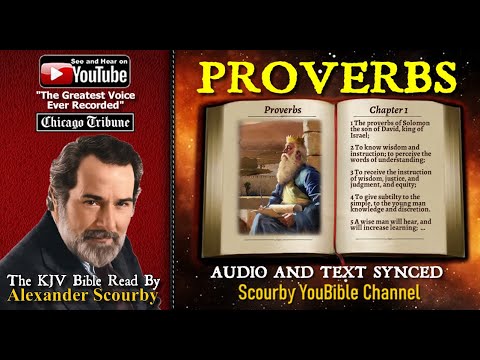 20 | Book of Proverbs | Read by Alexander Scourby | AUDIO & TEXT | FREE on YouTube | GOD IS LOVE!