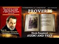 20 | Book of Proverbs | Read by Alexander Scourby | AUDIO & TEXT | FREE on YouTube | GOD IS LOVE!