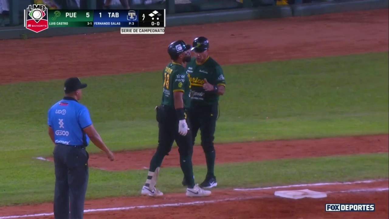 🤩 CARRERAS DE ADAMES Y RONDÓN | Olmecas de Tabasco 1–5 Pericos de Puebla | Liga Mexicana de Beisbol