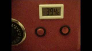 Forced Air Incubator - Cut-Off & Switch-On Thermostat Function