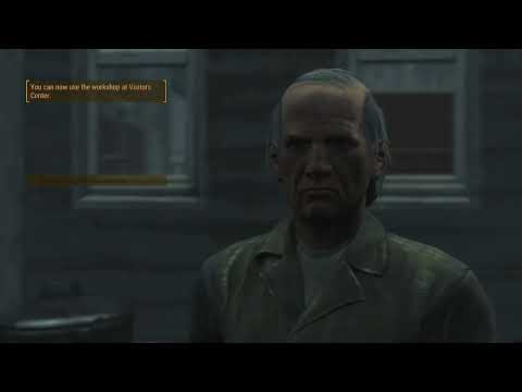 Convincing Uncle Ken to go to Far Harbor.