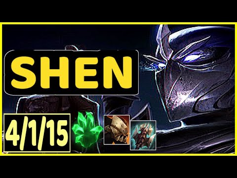SHEN VS VLADIMIR - 4/1/15 KDA TOP GAMEPLAY CHALLENGER I