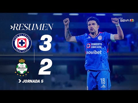 CRUZ AZUL 3-2 SANTOS J5 | Partidazo y victoria celeste | Apertura 2025