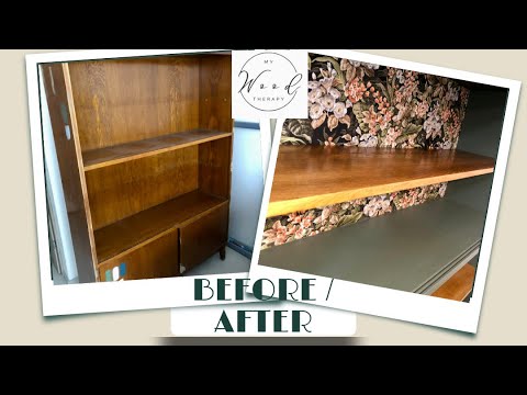 Regał PRL metamorfoza odnowa renowacja