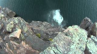 preview picture of video 'Will Lux - Close Call Cliff Jump - Blue Mesa - Gunnison, Co'