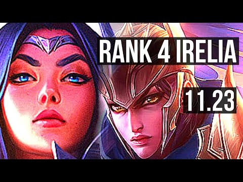 IRELIA vs QUINN (TOP) | Rank 4 Irelia, Legendary, Rank 20 | KR Challenger | 11.23