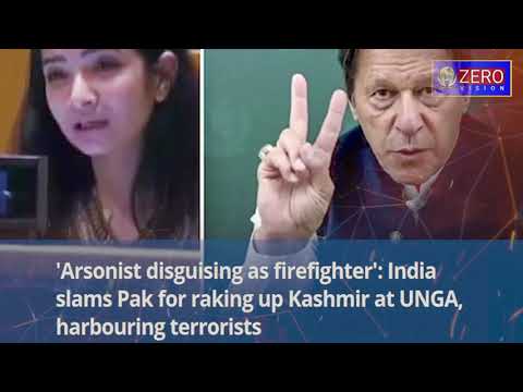 Arsonist disguising as firefighter'  India slams Pak for raking up Kashmir at UNGA, harbouring terro