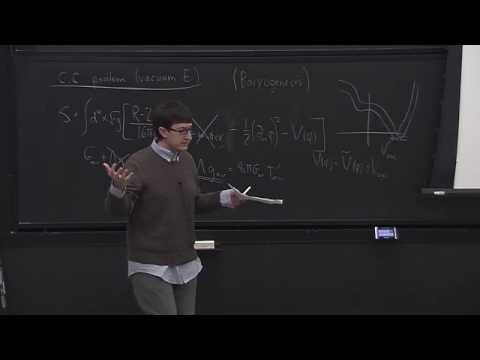 Lecture 8   Cosmological constant problem, modified gravity