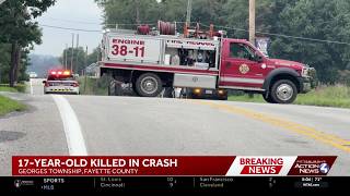 17-year-old killed in Fayette County crash