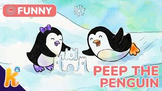 Funny How To Make Friends Story For Kids | Peep the Penguin | Animal Stories | Kindergo