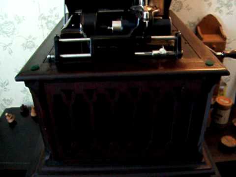 Edison Amberola Phonograph plays - I was Born in Michigan - Premier Quartet