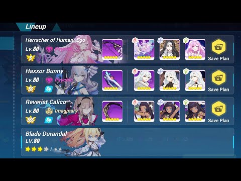 Honkai Impact 3 EX Abyss Red Lotus | Kalpas (395 points) | S0 HoHE/HB/RC