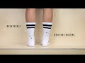 GRIPGRAB Original Stripes Performance Crew Fietssokken Groen — video 3
