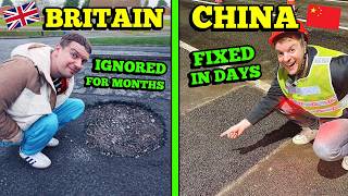 UK Roads vs China’s Roads… Months to Fix vs Days (BUT WHY?)