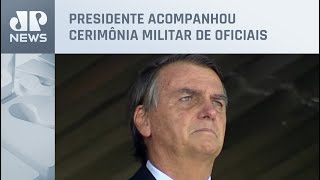 Bolsonaro participa de evento militar no interior de São Paulo