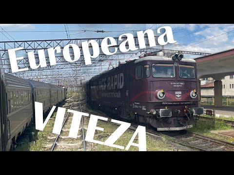 BUCURESTI NORD- PLOIESTI SUD MERGEM CU 140 KM LA ORA CU TRENUL PE MAGISTRALA 1000