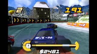 RALLY SHOX（ラリーショックス）[SHOX] 　プレイ動画 その5　ICE AND EASYをESCORT RS1800 MK IIで走ってみた　[PS2]