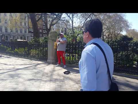 Saxophonist improvising Katy Perry's song Chained To The Rhythm