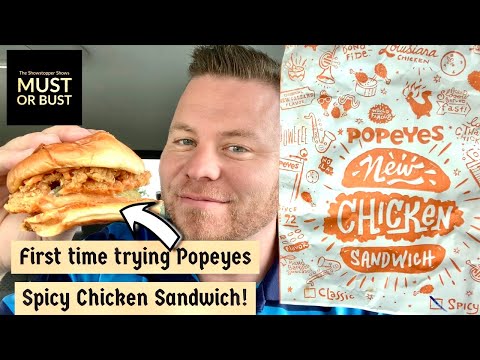 Popeyes Spicy Chicken Sandwich Review