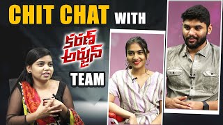 Karan Arjun Movie Team Interview | Abhimanyu | Nikhil Kumar | Shyfa | Mohan Srivatsa | IRA Media video