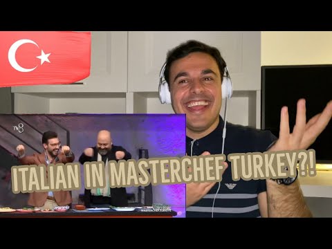Italian Reaction to 🇮🇹🇹🇷 Danilo Şef En Komik Anlar Őzel Kolajı / Masterchef Tűriye