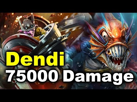 Dendi 75000 Damage Timber - fn Slark Boss - NAVI VEGA Frankfurt Dota 2