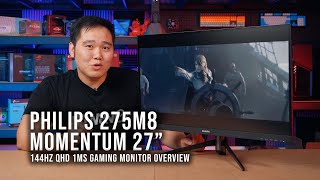 Philips 275M8 Momentum 27 144Hz QHD 1ms FreeSync Gaming Monitor Overview