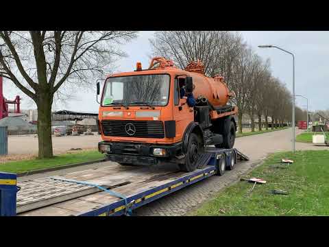 Mercedes 1622 4x2 sewage truck for Port Antwerp number 1/2022
