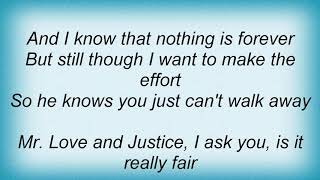 Billy Bragg - Mr. Love &amp; Justice Lyrics