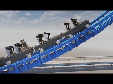 SUPER SCARY Roller Coaster in TEARDOWN