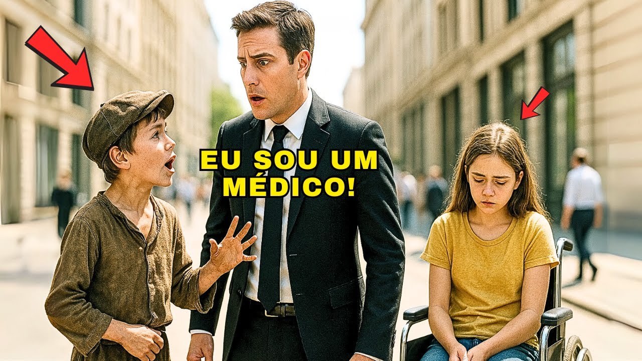 SENHOR, EU POSSO FAZER SUA FILHA VOLTAR A ANDAR, DISSE O MENINO MENDIGO AO MILIONÁRIO...