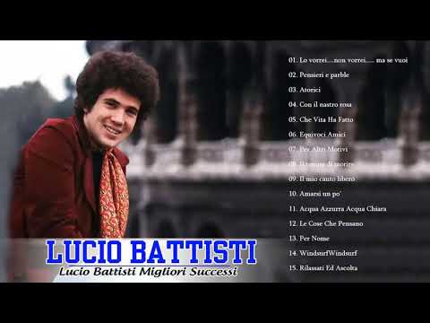 20 migliori canzoni di Lucio Battisti - Lucio Battisti migliori successi - Lucio Battisti canzoni