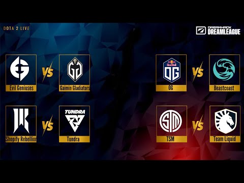 Gaimin Gladiators vs Tundra / EG vs Shopify Rebellion / Team Liqui vs Beastcoast / OG vs TSM