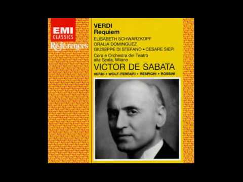 Giuseppe di Stefano - Ingemisco - Verdi - Requiem 432 Hz