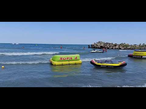 Statiunea Saturn - Marea Neagra - România - apa calda -   vreme superba