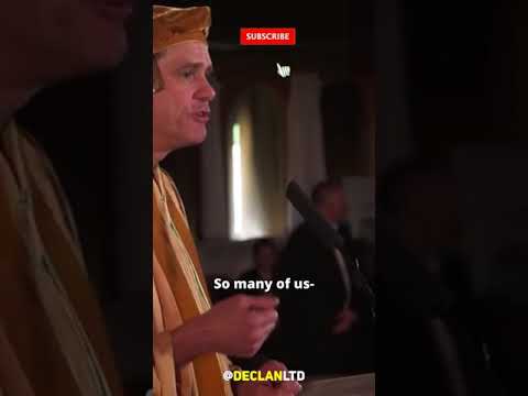 Jim Carrey - Inspiring Commencement Speech