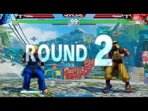 SFV/SF5: Next Level Battle Circuit V.1 - OG Shine (Ken) vs TS NerdJosh (Rashid)