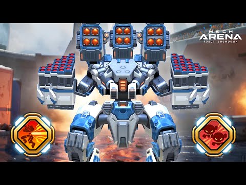Onyx with Rocket Mortar 12 - Mech Arena - New Mech