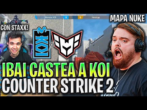IBAI CASTEA LA PARTIDA MÁS ÉPICA DE KOI! - MOVISTAR KOI vs HEROICGG [NUKE] CS2 PGL MAJOR COPENHAGEN
