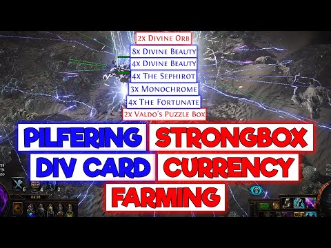 PILFERING CONTAINMENT STRONGBOX FOR DIVINATION CARD AND CURRENCY FARMING - POE 3.27 KEEPERS