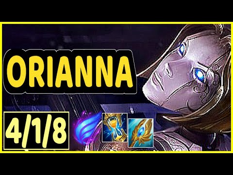 ORIANNA VS SYNDRA - 4/1/8 KDA MID GAMEPLAY CHALLENGER I