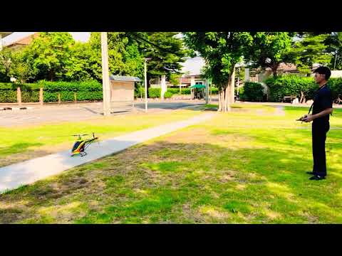 Mikado LOGO 700 VTX 697 Classic First Flight In The Village