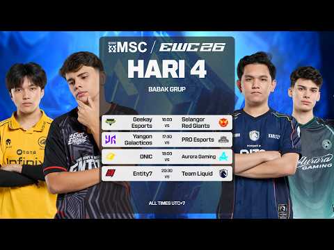 [LIVE] | Group Stage MSC DI EWC Hari 4 | (ID)