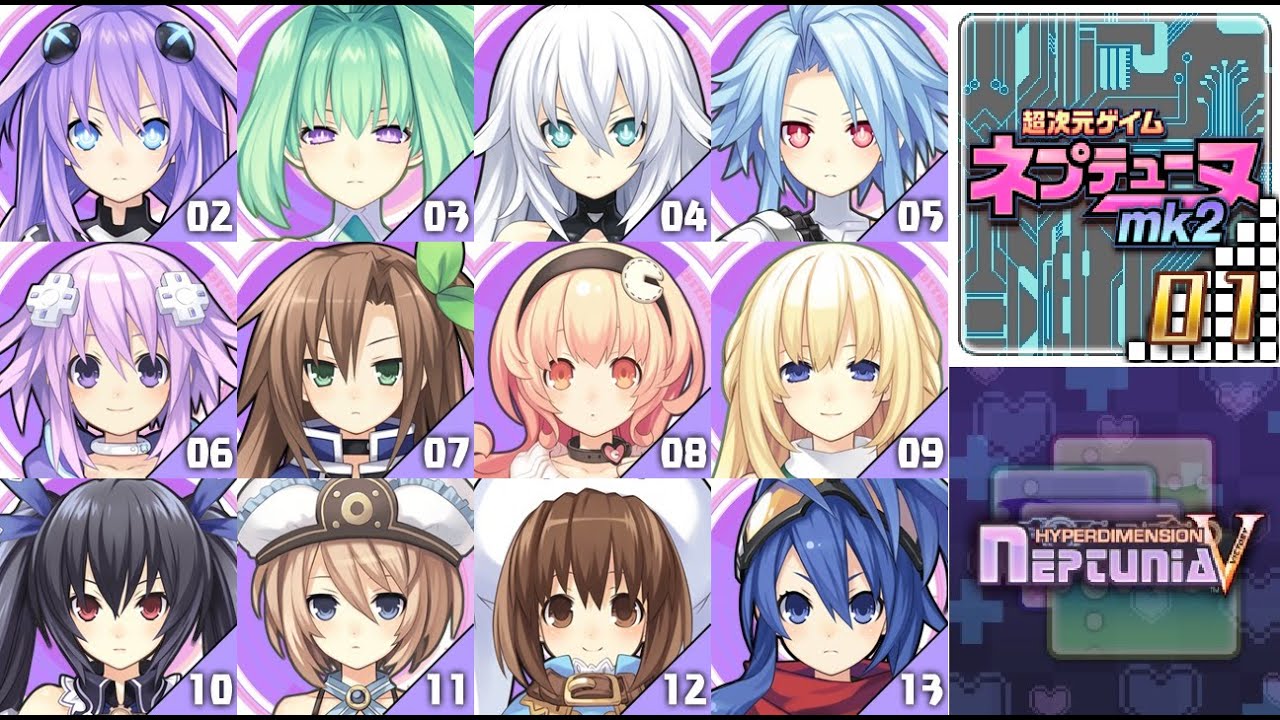 All the Hyperdimension Neptunia PS3 themes