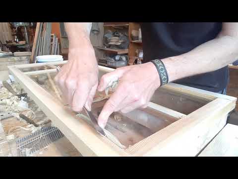 Kittning med linoljekitt.